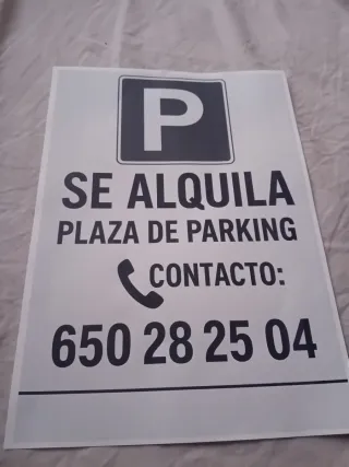 Alquilo plaza de garaje