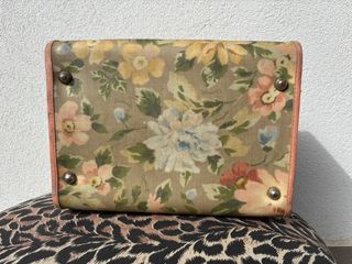 Beauty case vintage floreale camomilla rosa