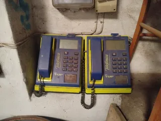 Teléfono TUP Tele-TUP Azul y Amarillo