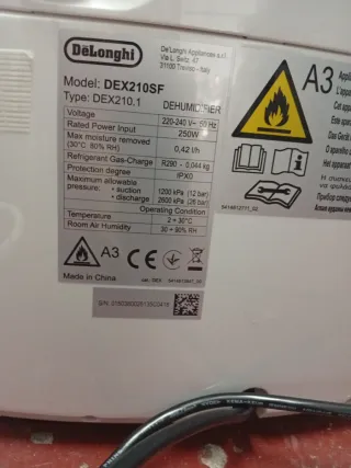Deshumidificador DeLonghi TASC IUGO