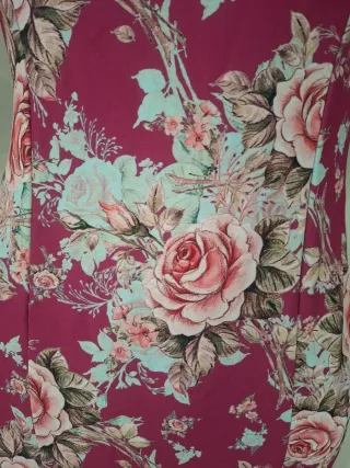 Traje de flamenca volantes flores