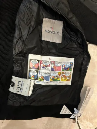 Giubbino Moncler Nero Taglia M