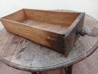 Mesa de ala antigua de madera