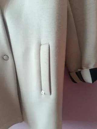 Abrigo primaveral Kocca Neopreno Beige Talla s