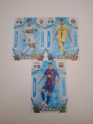 3 Cromos Panini Diamante Nuevos ( Lote)
