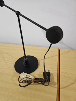 Lampada da tavolo vintage metallo stile industrial