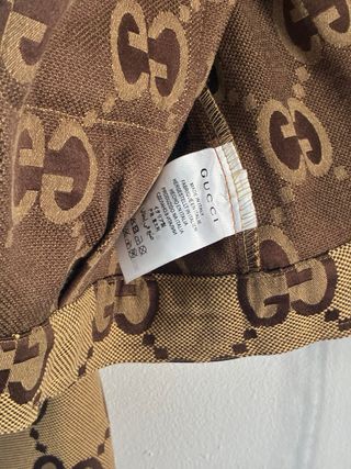 Chaqueta Gucci GG Beige y Marrón