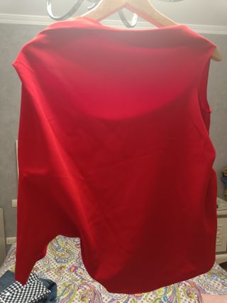 Blusa Zara Roja Talla L