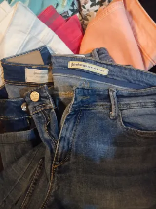 Lote 15 pantalones chica Tallas S y M