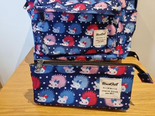 Mochila y estuche infantil escolar