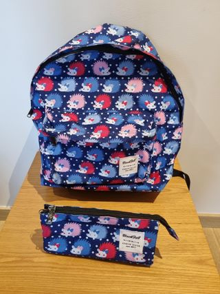 Mochila y estuche infantil escolar