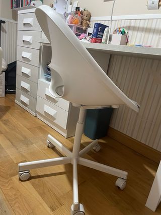 Silla de escritorio Ikea blanca