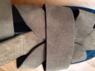 Sandalias ante marrón talla 37