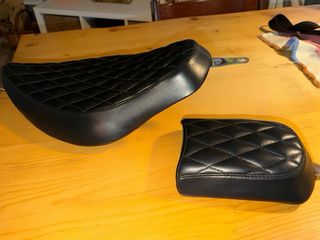 Asiento Doble Harley Davidson Sportster Negro