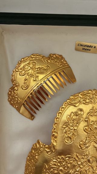 Conjunto de tela y tejas de fallera