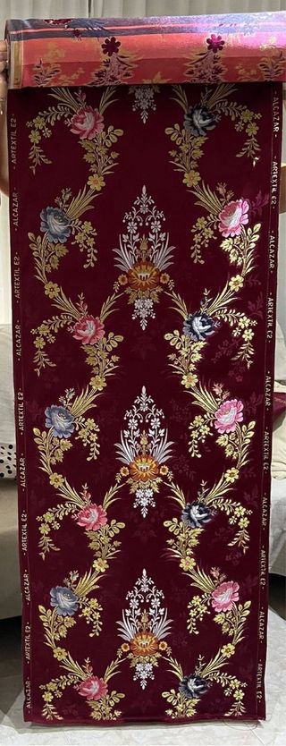 Conjunto de tela y tejas de fallera