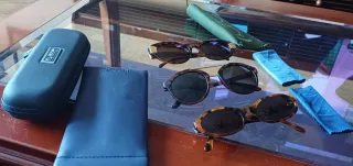 Lote 3 gafas de sol tortuga y doradas