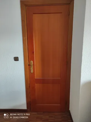Puerta de madera interior