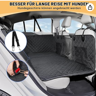 Manta Protectora Asiento Trasero Perro