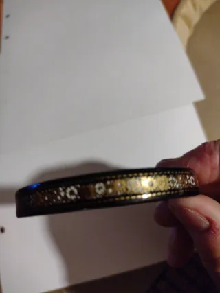 Bracciale Michaela Frey nero e oro cm 7