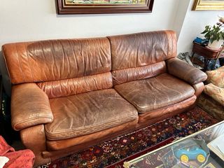 3 Divani in Tessuto e Pelle