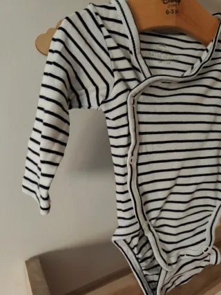 Body bebé H&M rayas manga larga T.56