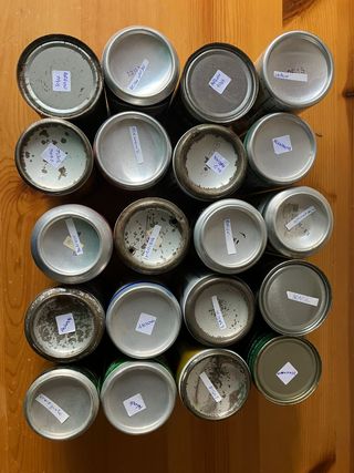 Lote 20 latas cerveza antiguas coleccionismo