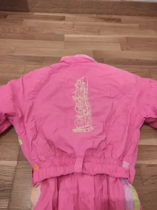Mono de esquí infantil rosa