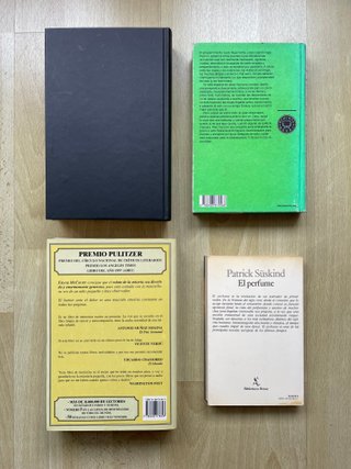 Libros: Reina Roja, Crezco, El Perfume y Cenizas d