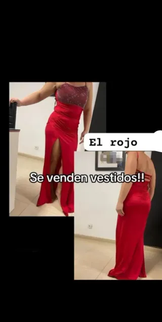 Vestido de fiesta negro con pedrería