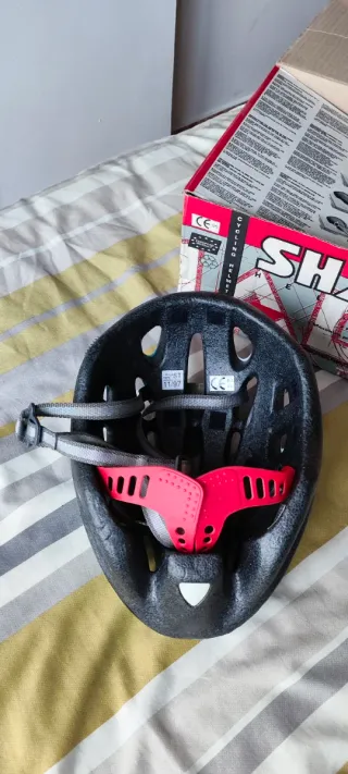 Casco Ciclismo SHAD 7000 Azul y Plata