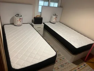 Base Cama Canapé Abatible Blanca