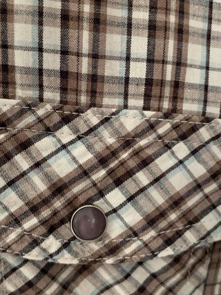 Camicia a quadretti in puro cotone