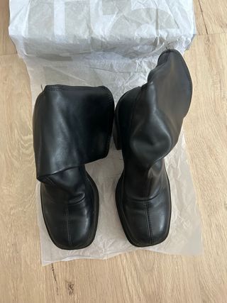 Botas negras plataforma tacón alto