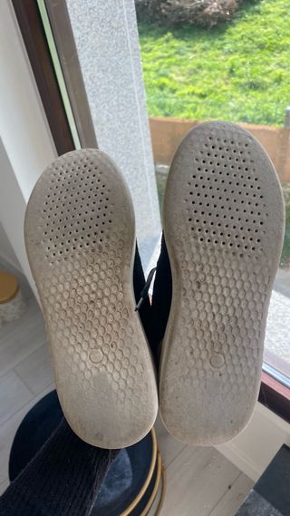 Zapatillas Geox Azul y Dorado Lentejuelas