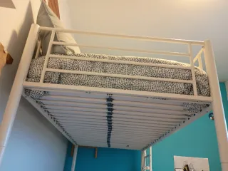 Litera metálica blanca 190x90