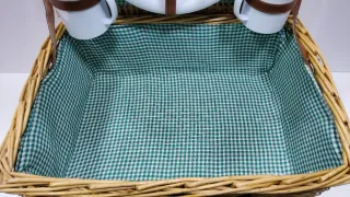 CESTA PICNIC MIMBRE COMPLETA DE ALMACÉN-ENVÍO