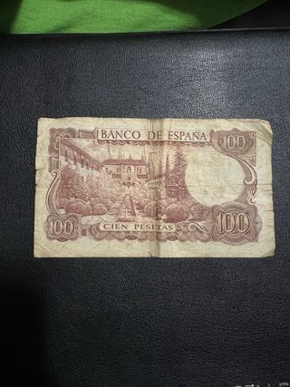 Billete 100 pesetas 1970