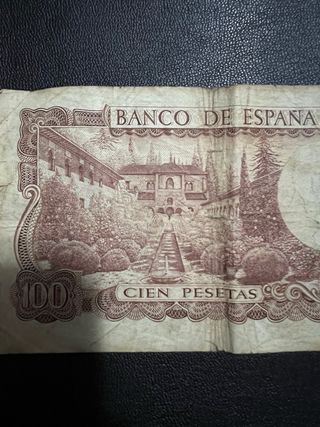 Billete 100 pesetas 1970 Banco de España