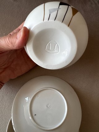 Juego de café de Castro. Sargadelos porcelana