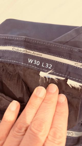 Pantalón Vestir Calvin Klein Talla 40 azul marino