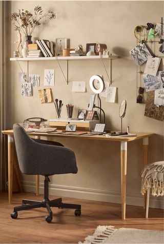 Mesa de madera para escritorio o comedor de 160x65