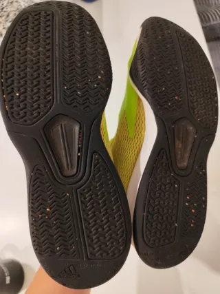 Zapatillas Adidas Tenis Verdes y Amarillas