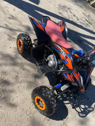 Quad 125cc 2024 Naranja y Rosa