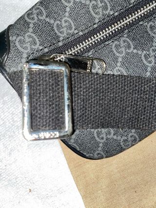 Bolso Gucci Hombre Negro/Gris