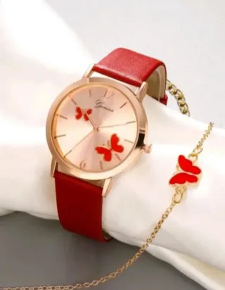 Pack mujer: Bolso, reloj y pulsera a juego NUEVO!