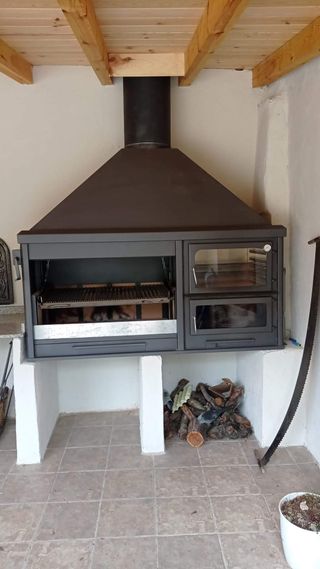 Barbacoa de obra HIERRO K-8113