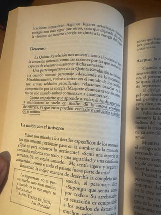 Las nueve revelaciones. Manual