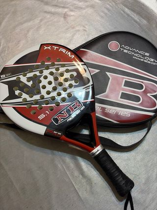 Funda pala pádel NB Negra y Roja