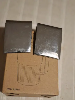 Remates Cromados Parachoques Trasero BMW E12